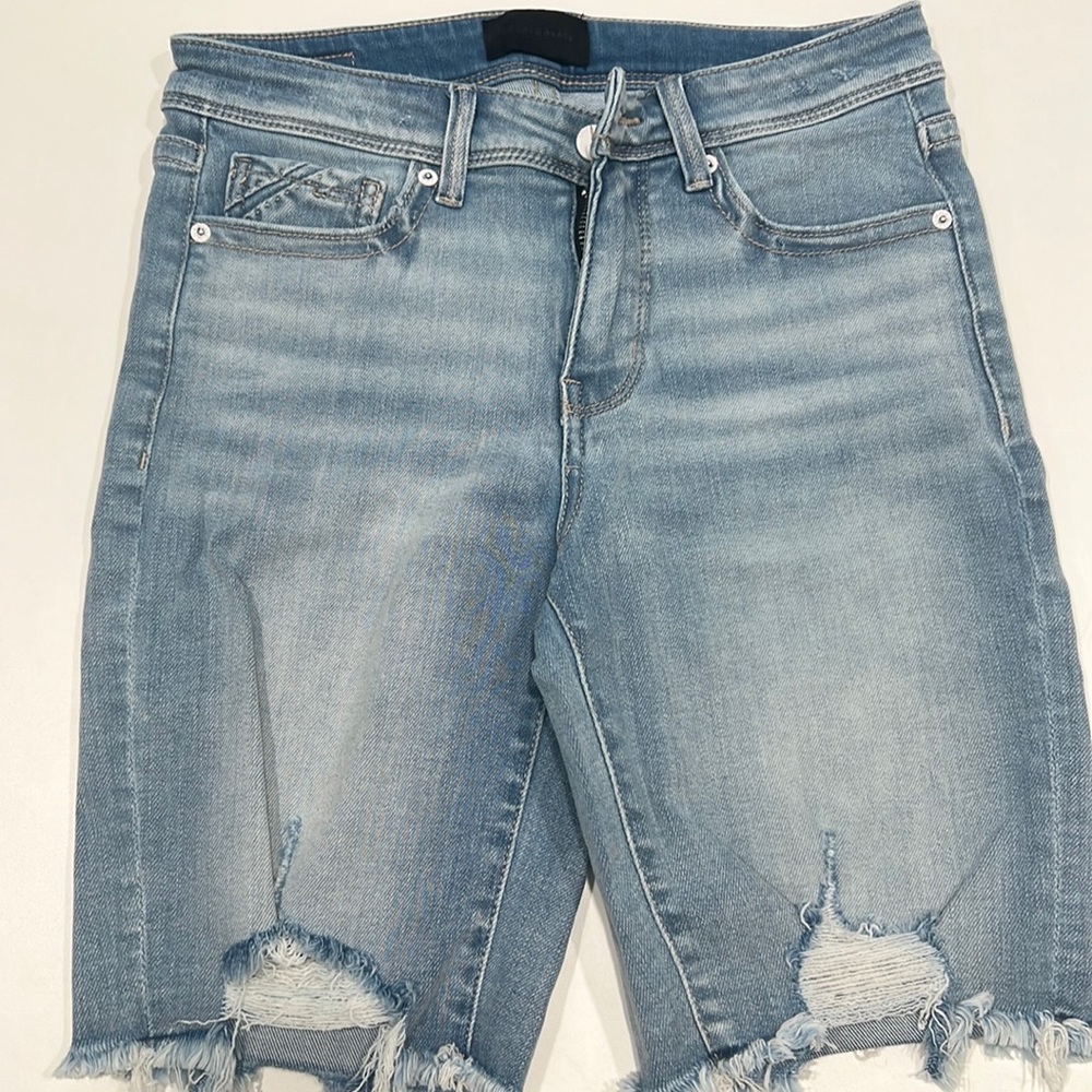 Buckle Black Bermuda Shorts